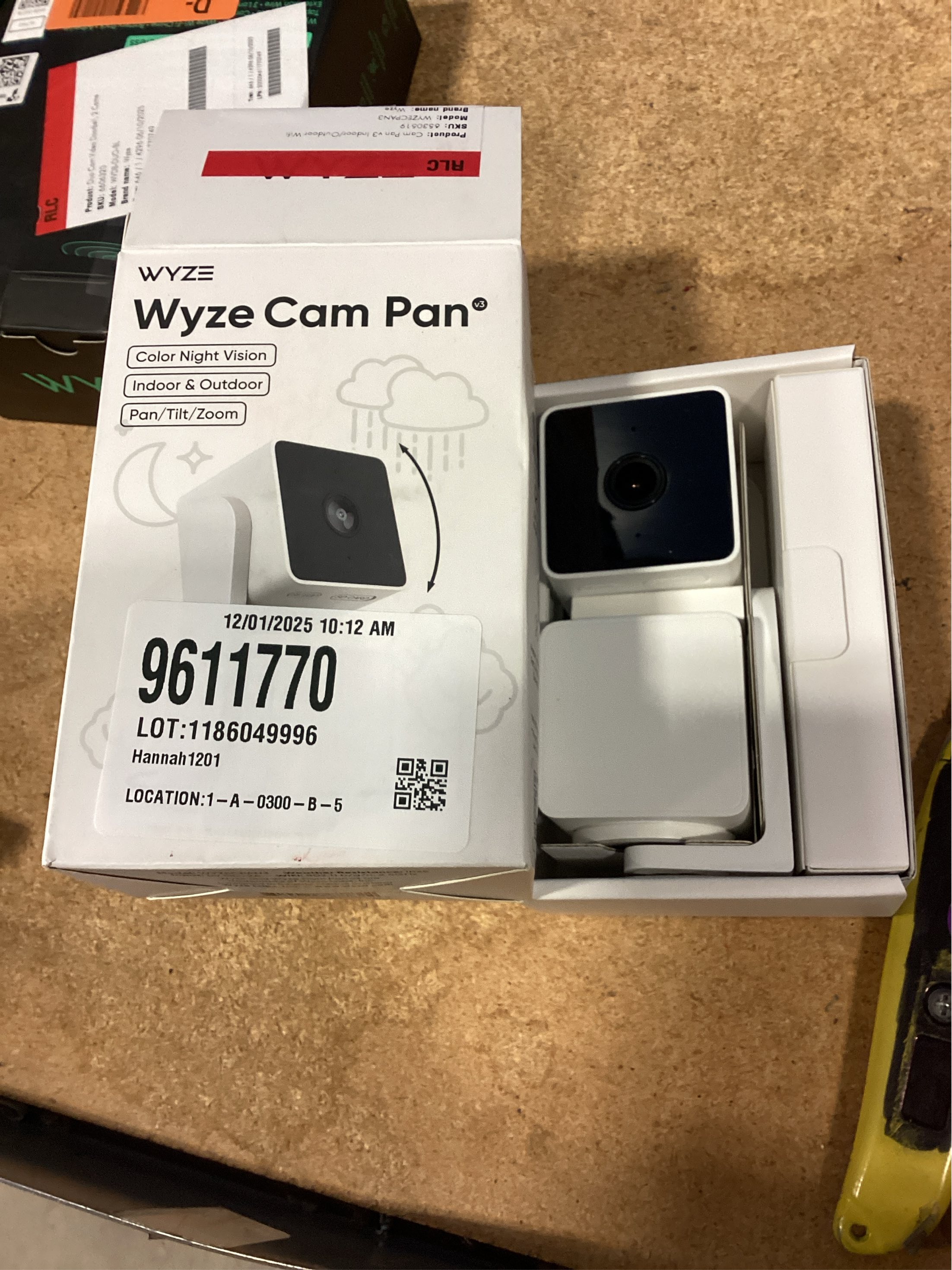 Wyze Pan v3 Wired Indoor/Outdoor 1080P HD Home Security Camera with Privacy Mode
