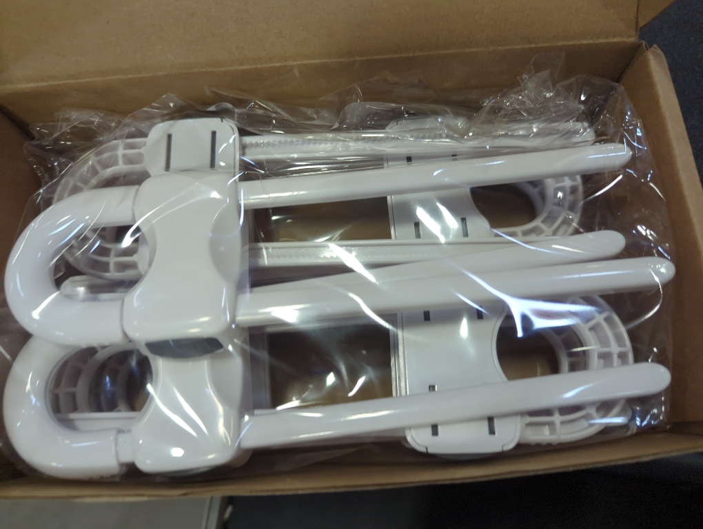 Jetec 10 Pieces Cabinet Locks for Babies, U-Shaped Proofing Drawers Safety Child Locks Adjustable, Easy to Use Childproof Latch for Knob Handle on Kitchen Door Storage Cupboard Closet (White)