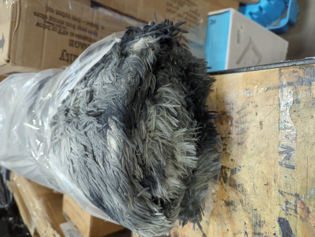 Shaggy Area Rugs, Fuzzy Rugs for Living Room, Soft Nursery Area Rug for Girls, Tie Dye Black Gray Plush Area Rugs Non Slip, Fluffy Rug Carpet