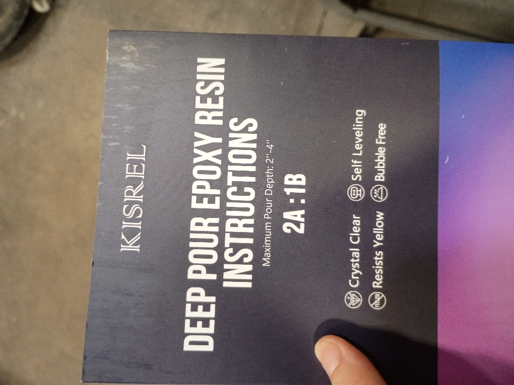 KISREL Deep Pour Epoxy Resin, 96OZ Resin Epoxy Kit (2:1) for 2-4 Inch Pour Depths，Bubble Free, Low Odour, Crystal Clear Casting Resin for Bar Tops, Table Tops, River Tables, Wood Fillers, Crafts