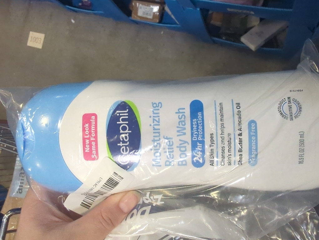 Cetaphil Moisturizing Body Wash, Sensitive Skin, Fragrance Free, 16.9oz