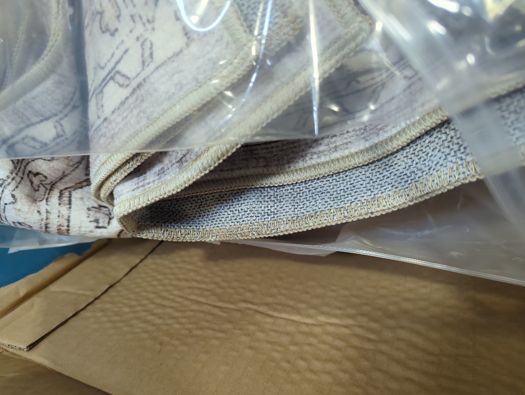 8x10 Area Rugs for Living Room, Stain Resistant Neutral Washable Rugs for Dining Room, Vintage Non-Slip Thin Large Size Beige Area Rug, Printed Vintage Home Decor Rug（Beige）