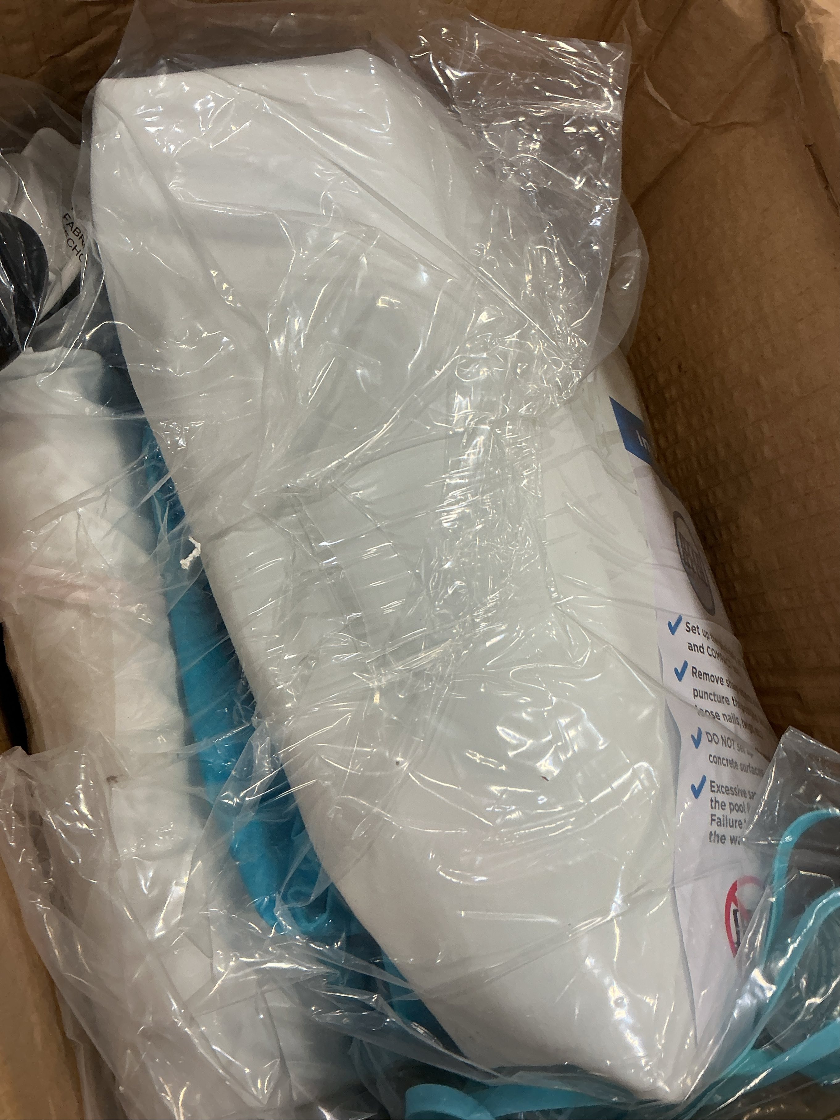 Summer Waves 8-ft x 8-ft x 30-in Inflatable Top Ring Round Above-Ground Pool