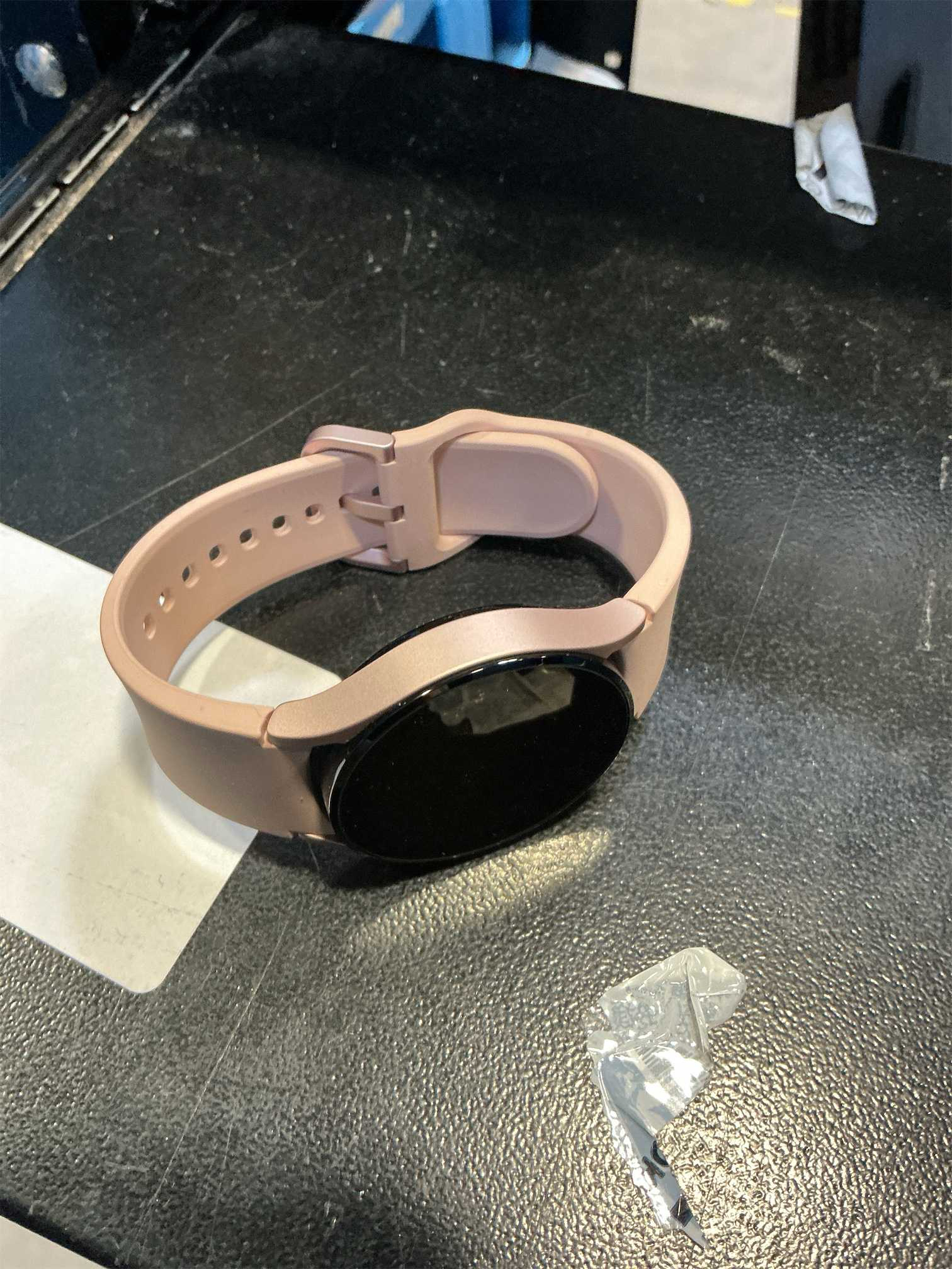 SAMSUNG Galaxy Watch 5 40mm Bluetooth Smartwatch w/Body, Health, Fitness and Sleep Tracker, Sapphire Crystal Glass, Enhanced GPS Tracking, US Version, Pink Gold Bezel w/Pink Band (Renewed)