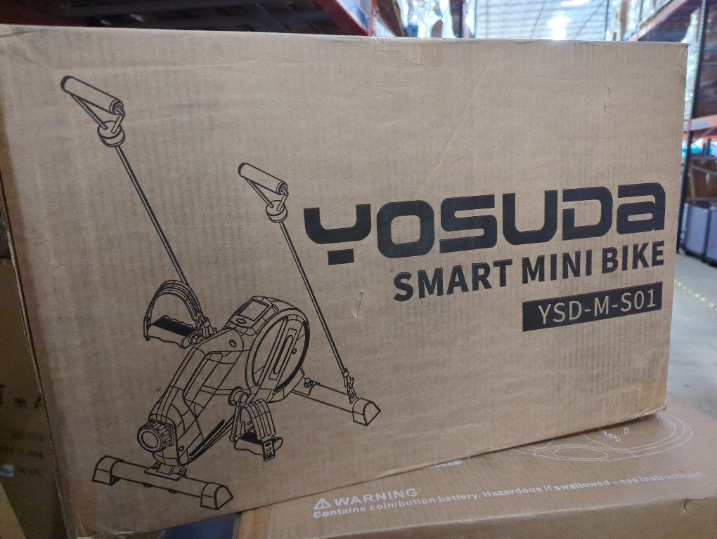 YOSUDA Under Desk Bike Pedal Exerciser - Magnetic Mini Exercise Bike, Desk Pedal Bike for Home/Office Workout