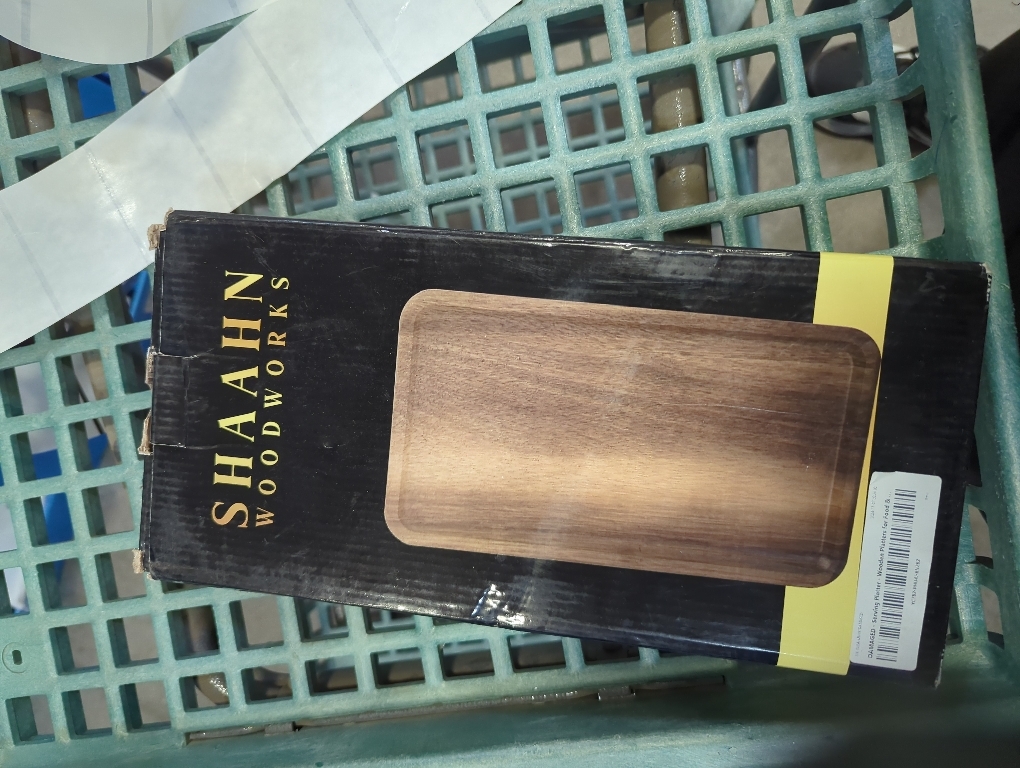 Wood Serving Trays (14 x 5.5 inches) Rectangular Wooden trays