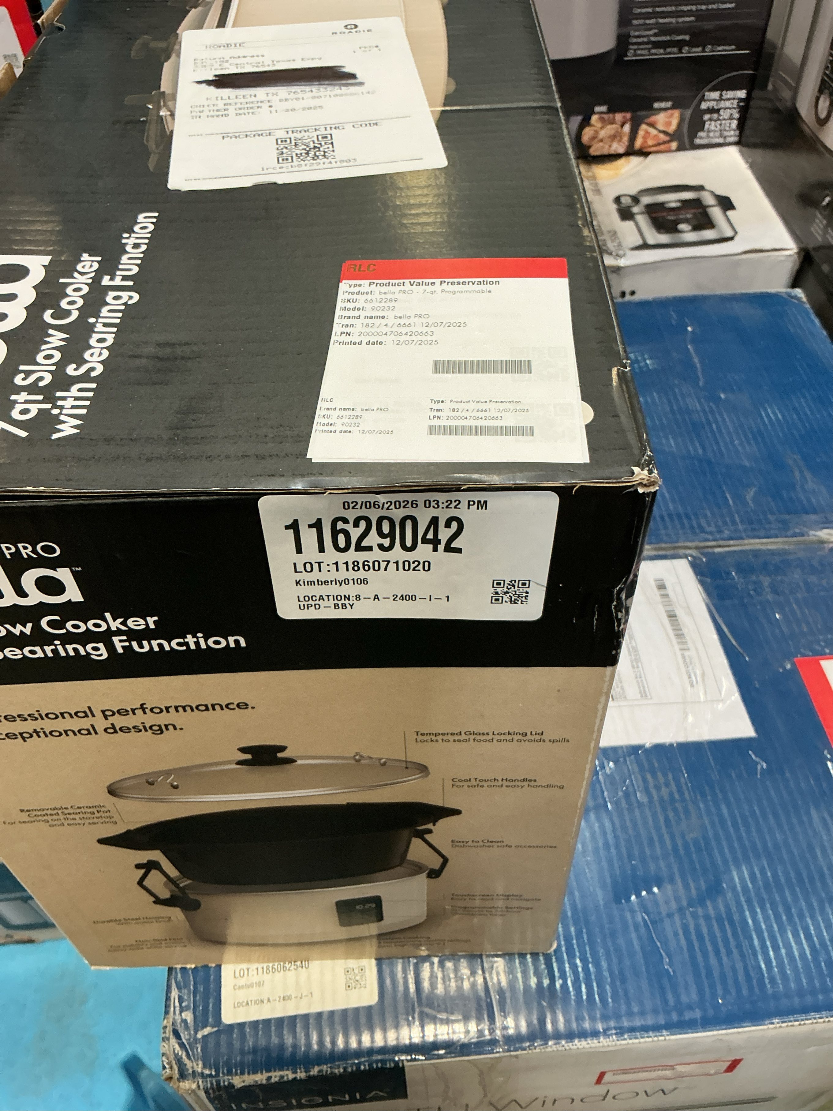 Bella PRO - 7-qt. Programmable Slow Cooker with Searing Function - Oatmilk