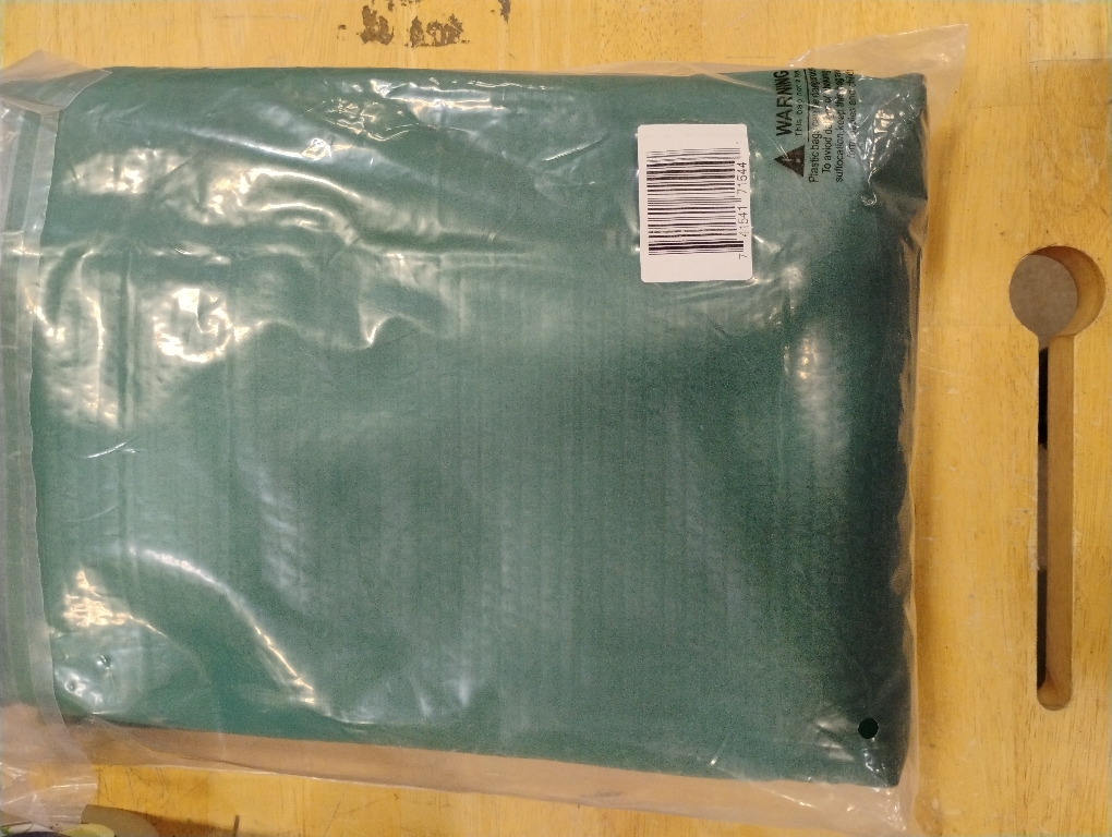 Green curtain - 5284