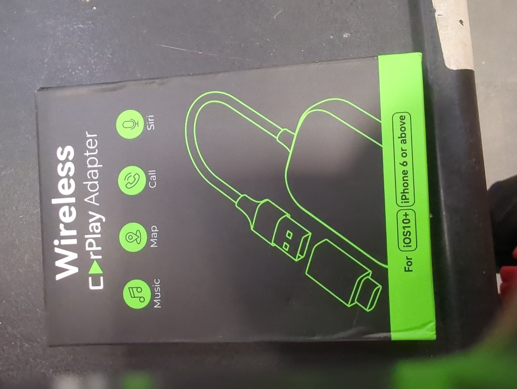 Jemluse Wireless CarPlay Adapter for Apple iPhone - Multi-User Seamless Connection for Convert Wired to Wireless Car Play Adapter - No Latency from iOS 10  to Screen w/USB C (Gray)