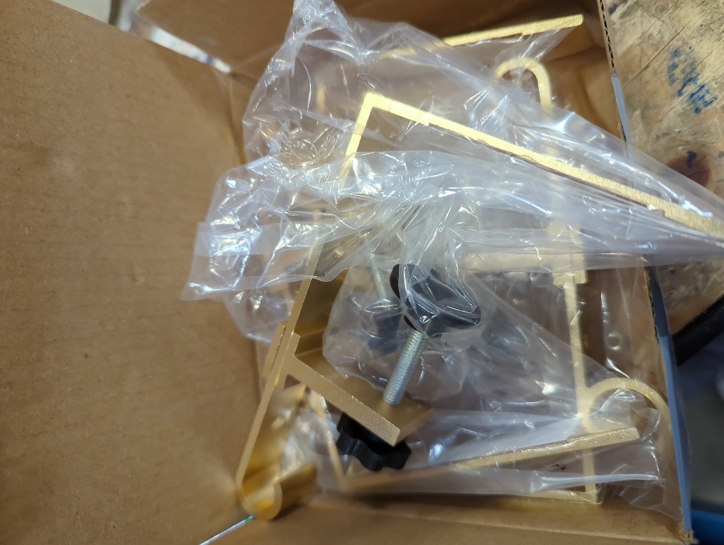 Outside Mounted Blinds Curtain Rod Bracket,Adjustable 1.2 - 2 Inch Width Track,Tool-Free and Drill-Free, Ideal for Living Rooms,Bedrooms,Restaurant and Offices Curtain Rod Brackets(Gold,2Pack)