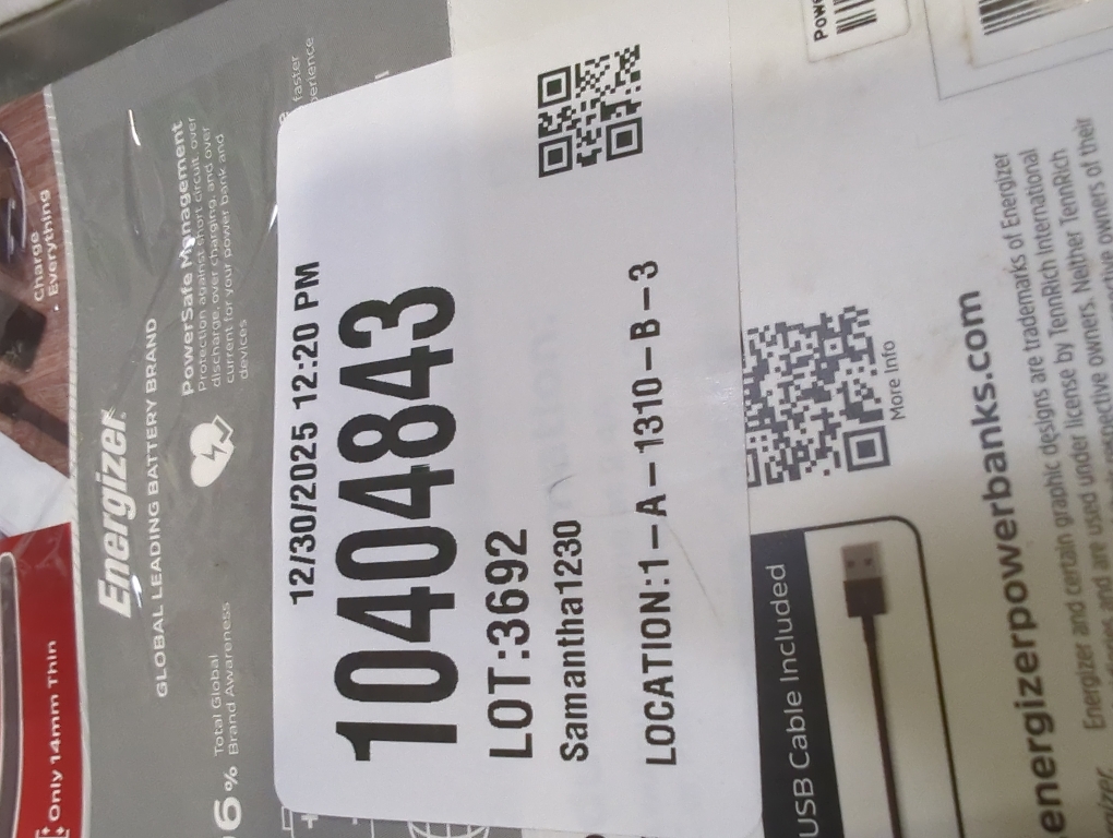 Energizer portable charger