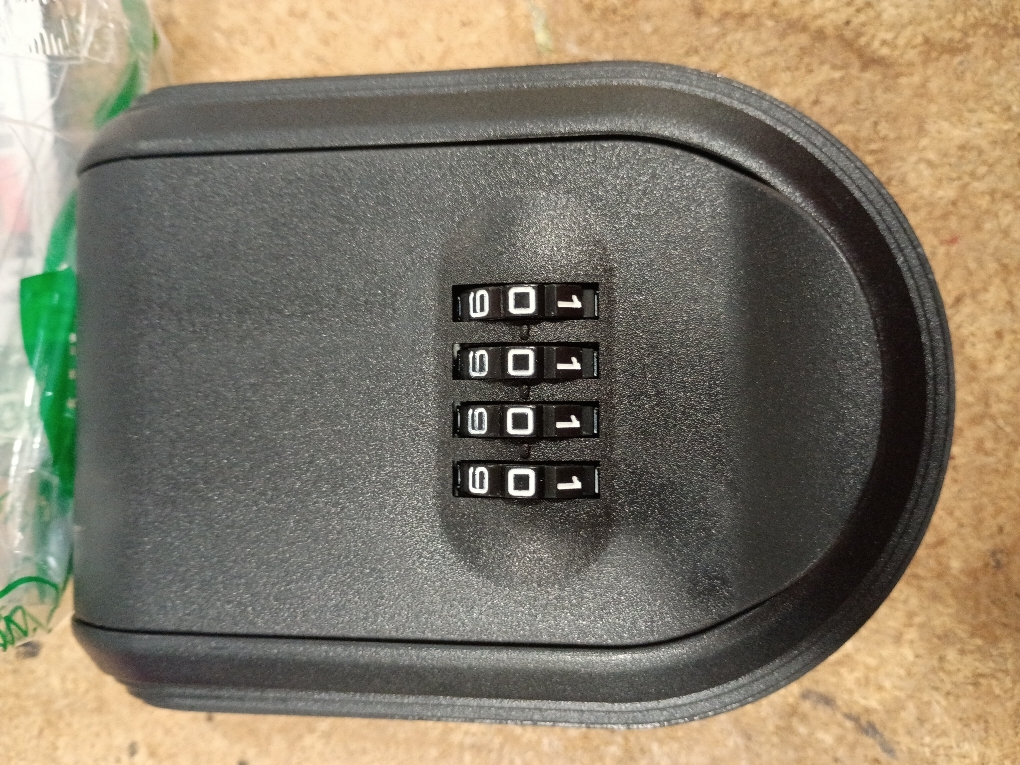 Magnetic Key Lock Box, Key Holder with Combination Lock Under Car, Magnet Hide a Key Box for Spare Key Storage Outdoor, Indoors