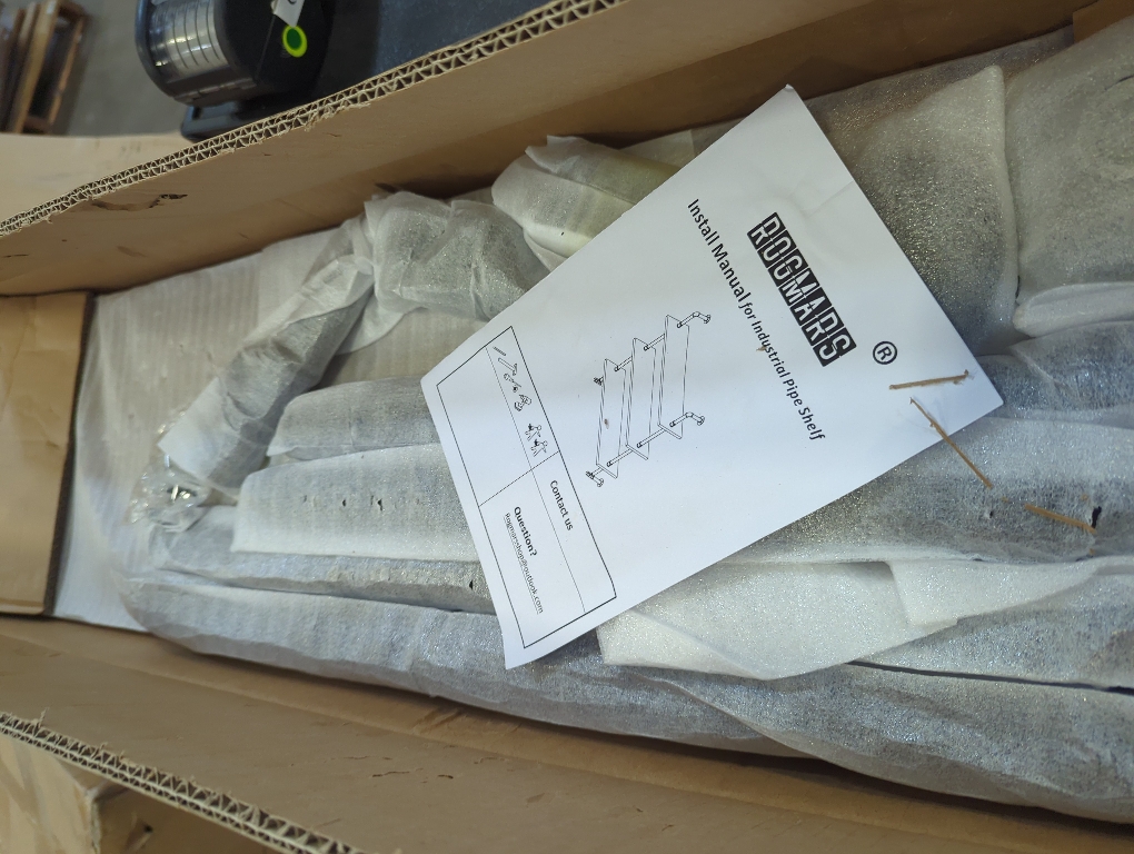 Industrial Pipe Wall Shelves with Real Wood Plank ,36 Inches Floating Shelves for Wall Farmhouse Book Shelves Dark Brown 3 Tier for Kitchen,Living Room Decor and Bar Shelving