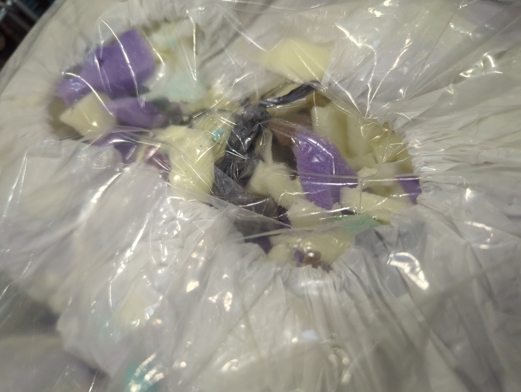 Posh Creations Foam Filling Bean Bag Refill, 20lbs, Multi-Color