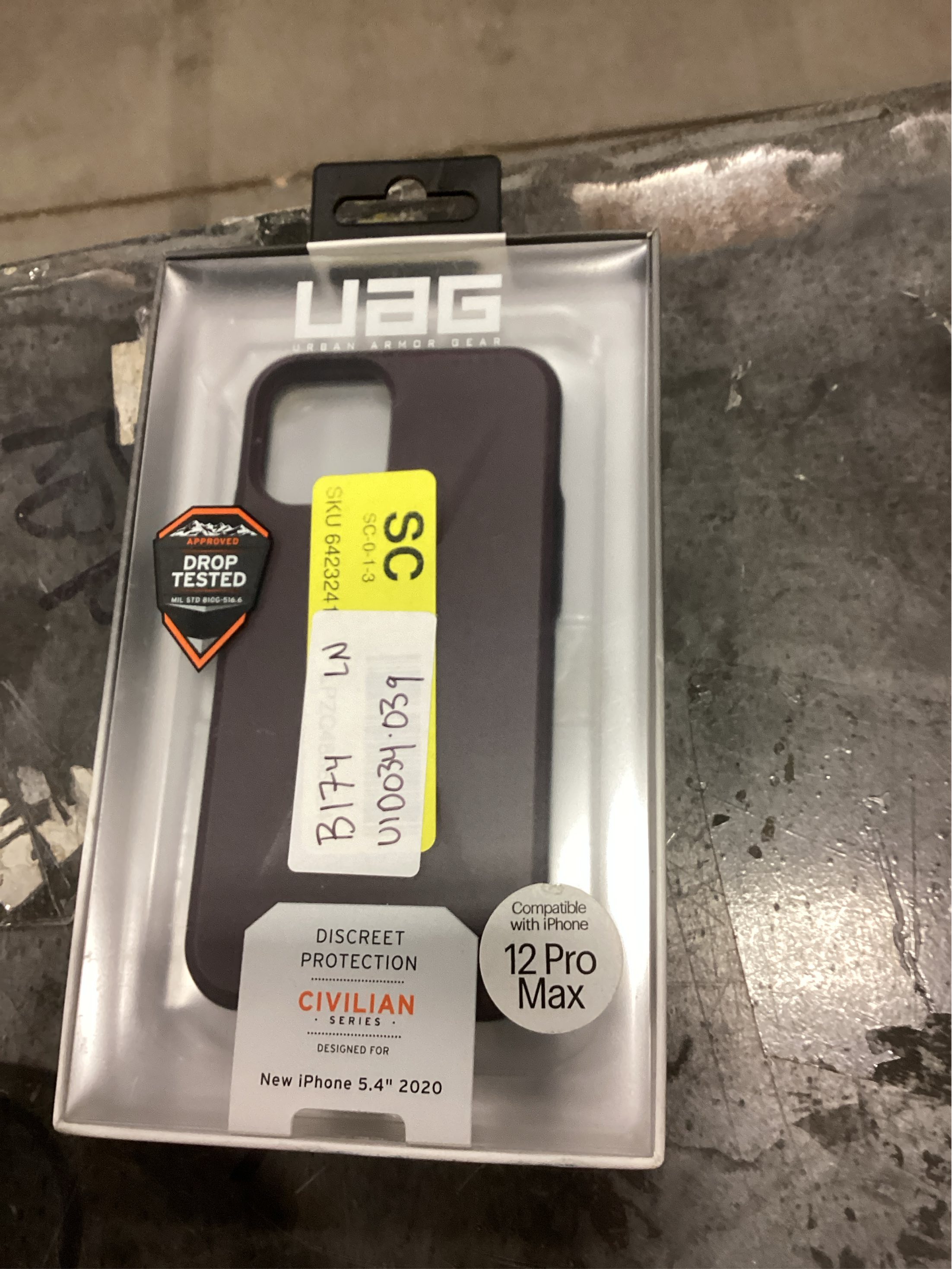 UAG - Civilian Hard Shell Case for Apple iPhone 12 Mini - Eggplant