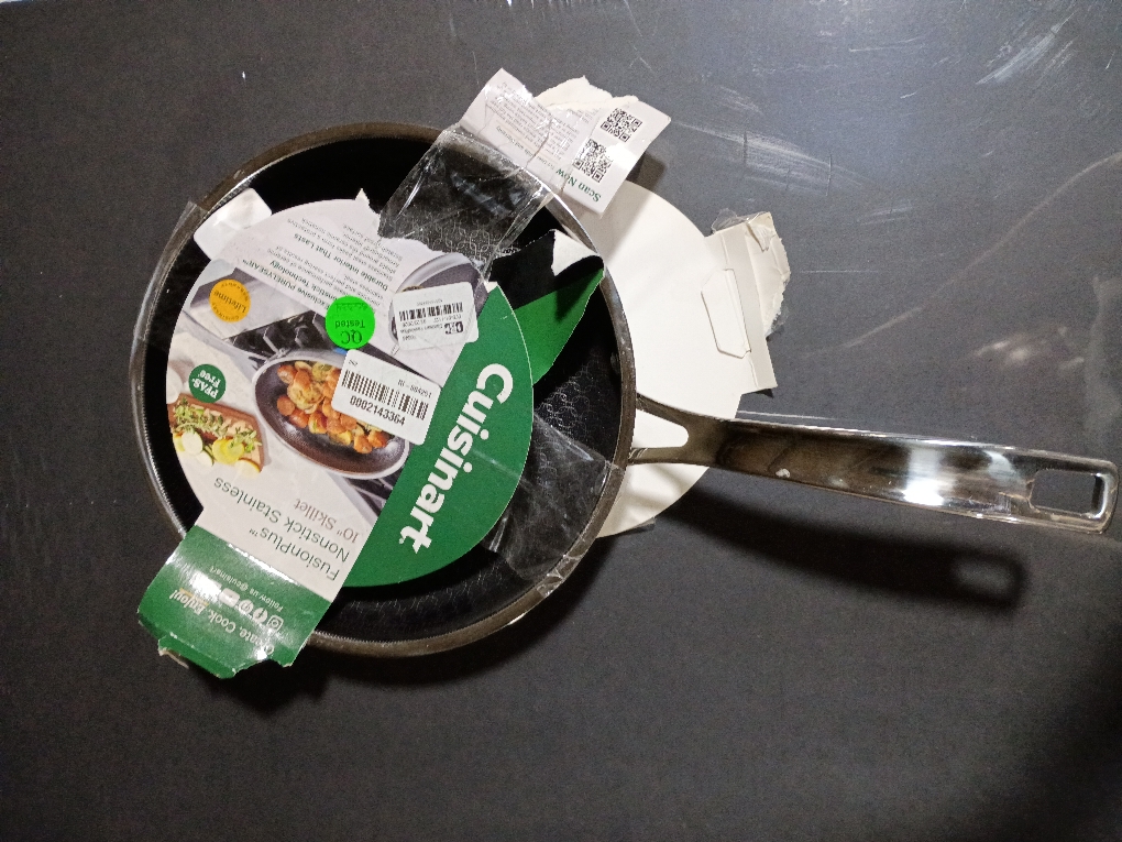 Cuisinart FusionPlus 10 Hybrid Stainless Steel and Ceramic Nonstick Fry Pan