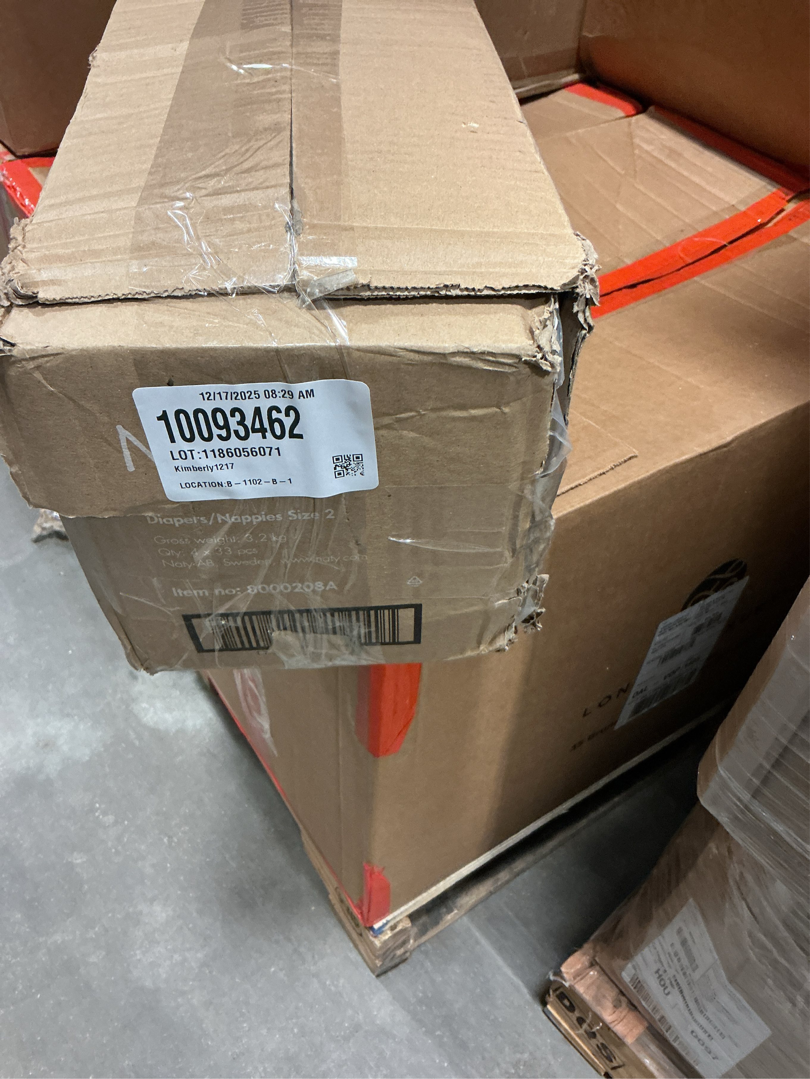 4 packs Naty BioEmbrace Baby Newborn Diapers Size 2 (6–13 lbs) | 100% Biobased on Skin | Plant-Based Softness | Dermatologically Tested, Super Absorbent | 33 Count