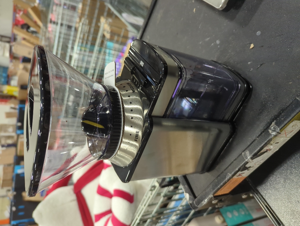 Cuisinart Supreme Grind 8 oz. Stainless Steel Burr Coffee Grinder with Adjustable Settings