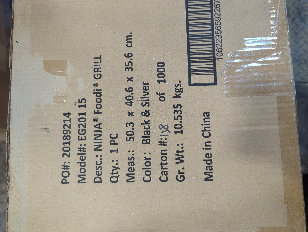 Ninja Foodi 6-in-1 Indoor Grill with Air Fry, Roast EG201 Black/Silver: Smokeless, Cool Touch, Digital Display, Dishwasher-Safe, Recipes Included