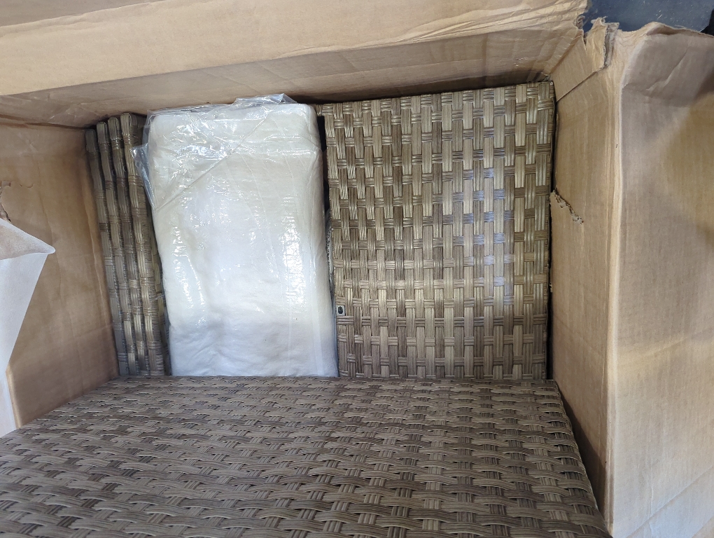 Woven 3pc Outdoor Patio Furniture