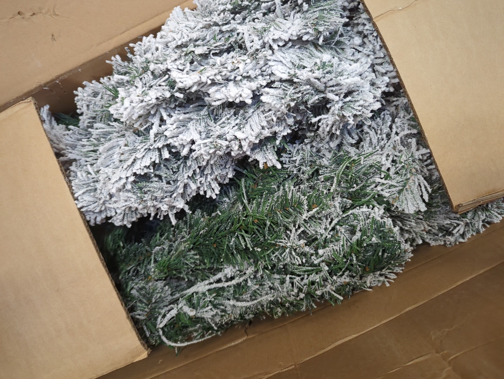 frosted Christmas tree