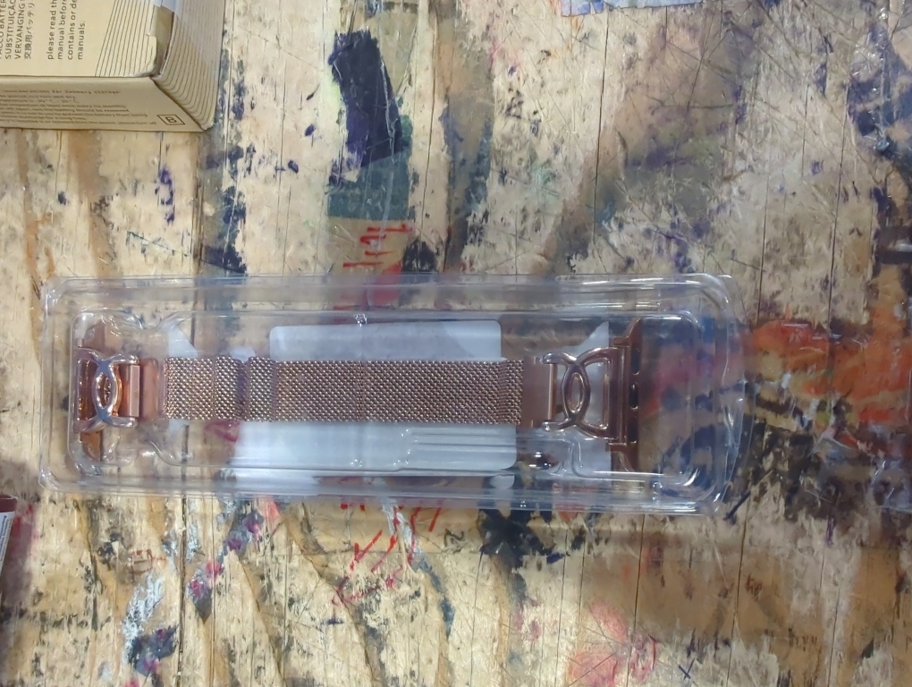 Stainless Steel Magnetic Loop Compatible with Apple Watch Band 38mm 40mm 41mm 42mm Women Metal Mesh D-shaped Clasp Strap for iWatch SE Series 10/9/8/7/6/5/4/3/2/1/Ultra(1/2) Rose Gold