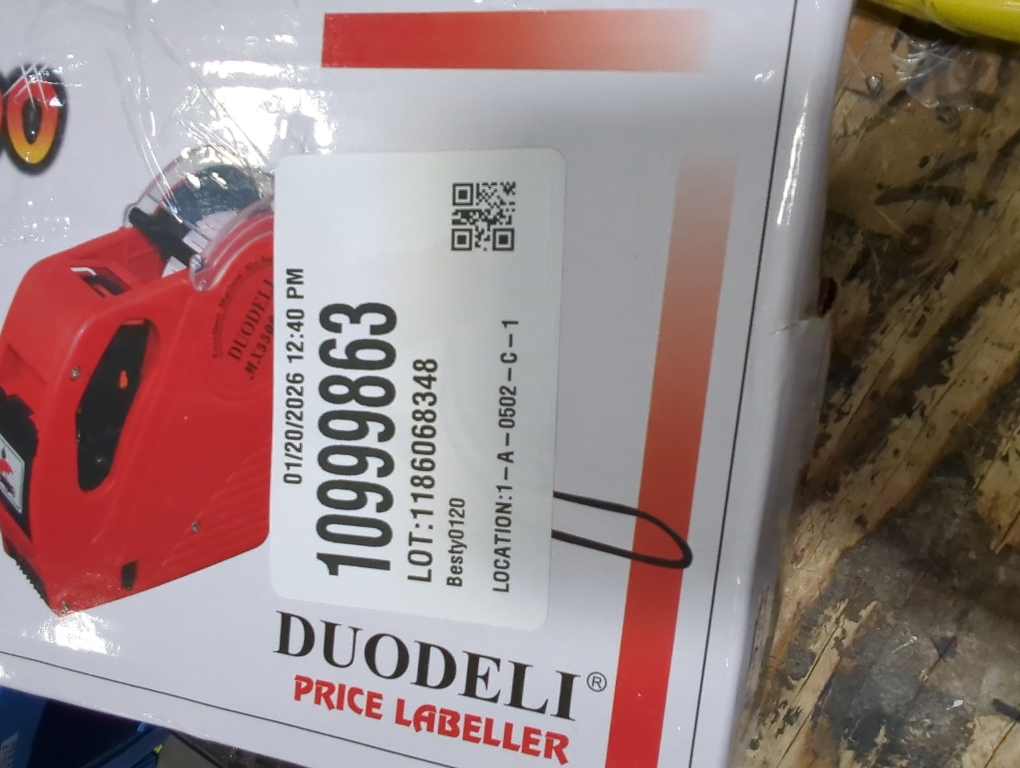 Price Gun,Handheld Price Tag Gun Red Pricing Gun with Extra 10,000 Pad Labels and 2 Pack of Inks Price Guns Tool Set for Retail, Price Stamp for Groceries Price Labeling