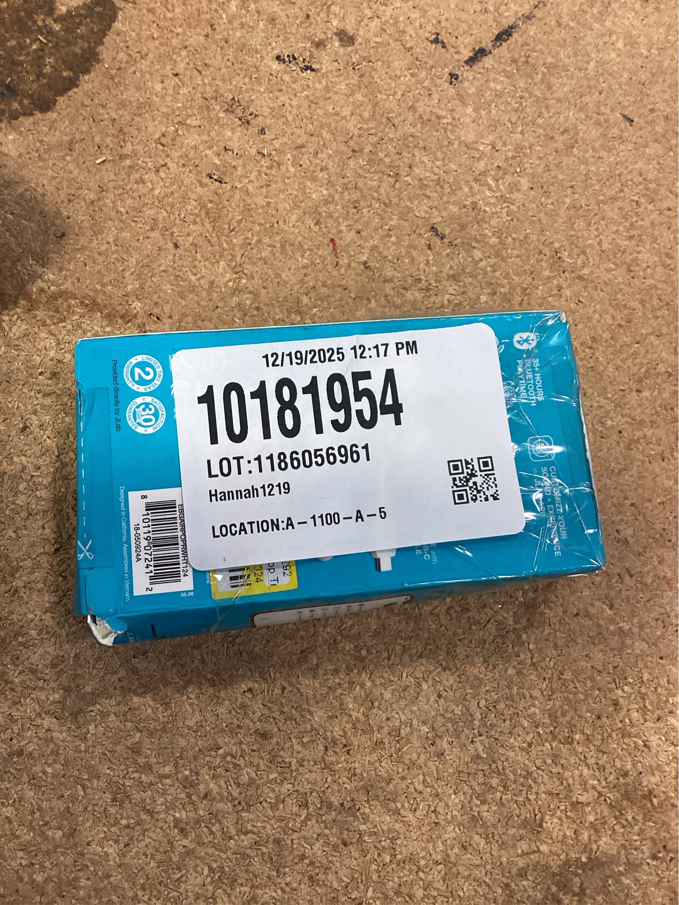 JLab Go Air Pop True Wireless Bluetooth Earbuds - Cloud White