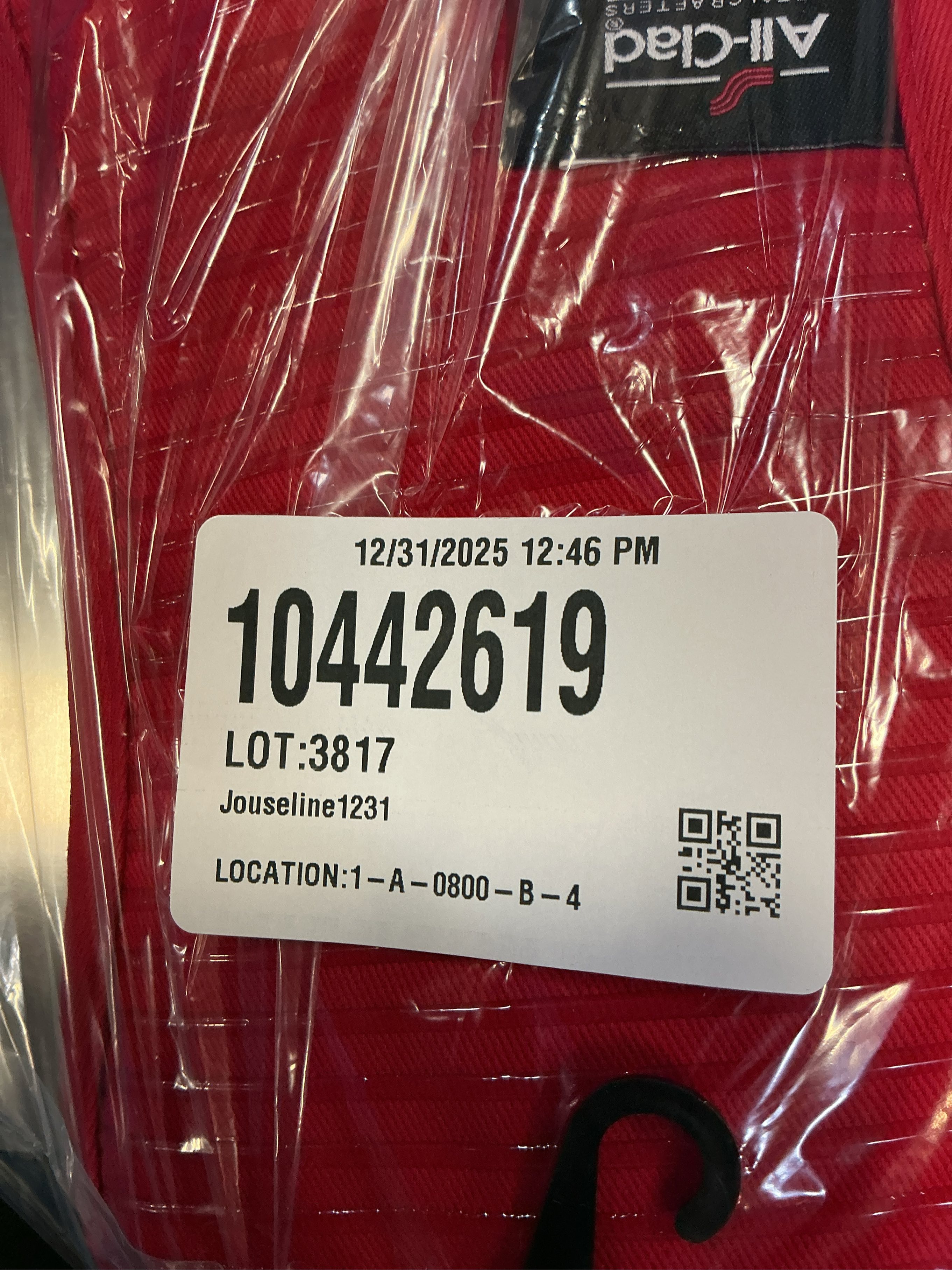 All-Clad Premium Pot Holder & Heating Pad, (2-Pack) Heat Resistant to 500 Degrees, 100% Cotton 10x6.25 for Kitchen and Barbeque, Chili Red