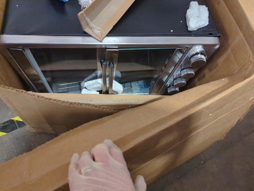 Elite Gourmet ETO2530M Double French Door Countertop Toaster Oven, Bake, Broil, Toast, Keep Warm, Fits 12 pizza, 25L capacity, Stainless Steel & Black