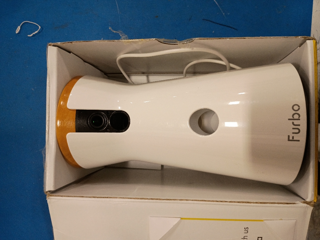 Furbo 360° Cat Camera - Unlock Camera & Smart Features w/Paid Plan: Home Security & Pet Safety Alerts, Rotating Treat Dispenser w/Speaker, Smart Cam w/Phone App (Subscription Required, 3mo Minimum)