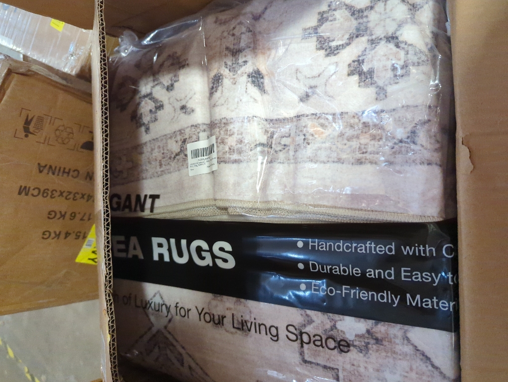 Washable Area Rugs for Living Room -9x12 Neutral Vintage Distressed Floral Farmhouse Boho Large Soft Floor Rug Indoor Non Slip Carpet for Living Room Bedroom Dining Room Office -Beige Brown