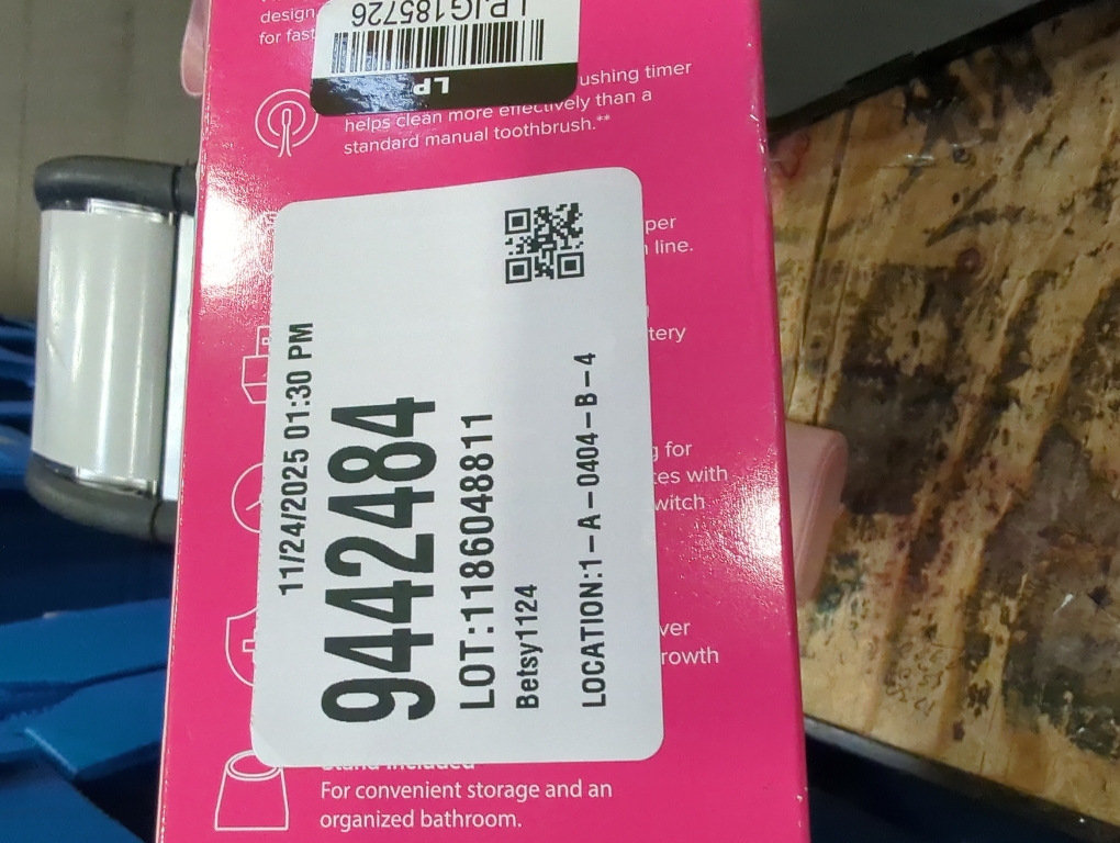 FIREFLY Slim Sonic Barbie Toothbrush with USB Charging and Antibacterial Cover, Ages 3 , 1 Count