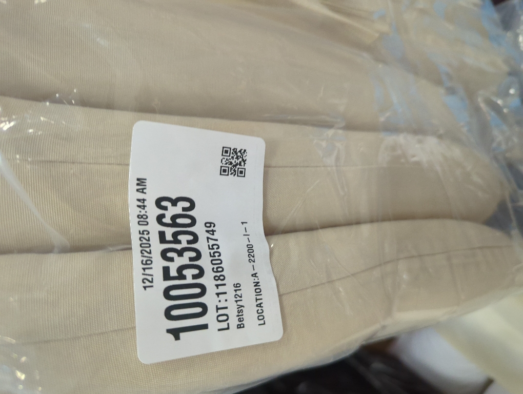 Chair Cushions for Dining Chairs 6 Pack - Kitchen Chair Cushions with Ties and Non-Slip Backing - Dining Chair Pads 16X16X2, Beige