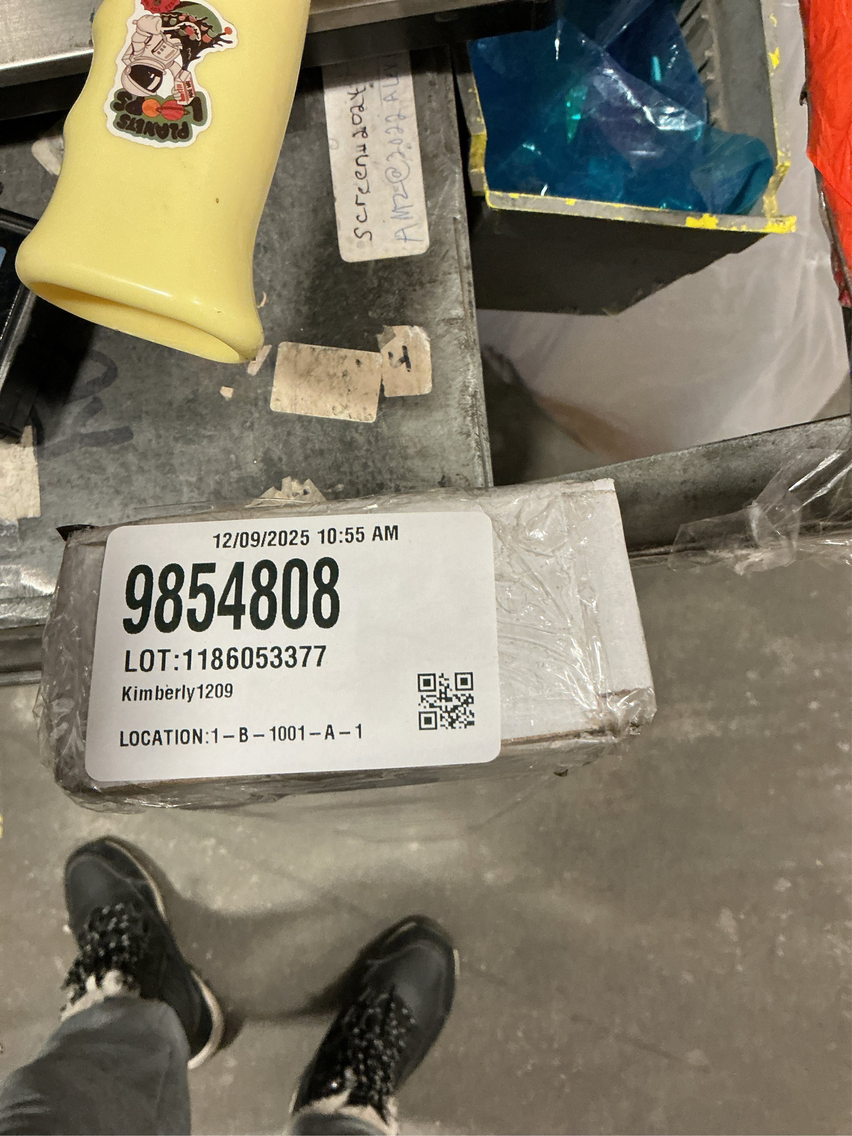 ACHIM GII Morningstar Black Cordless Light Filtering Vinyl Mini Blind with 1 in. Slats 34 in. W x 64 in. L