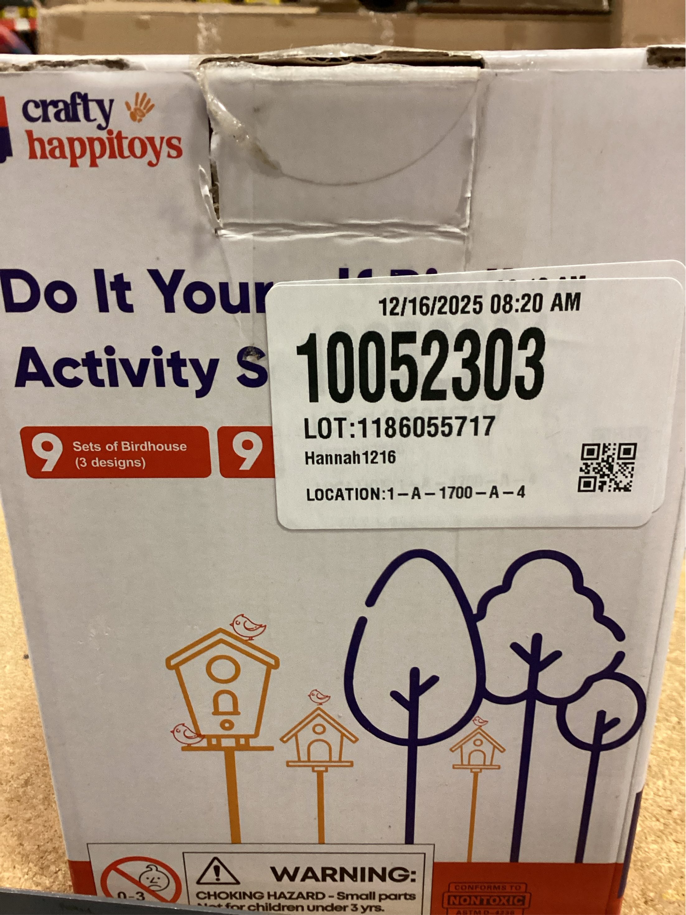 9 DIY Bird House Kits For Children to Build - Wood Birdhouse For Kids to Paint - Unfinished Bird Houses for Kids - Wood Craft Project Kits - Summer Crafts for Girls & Boys, Classroom & Church Activity