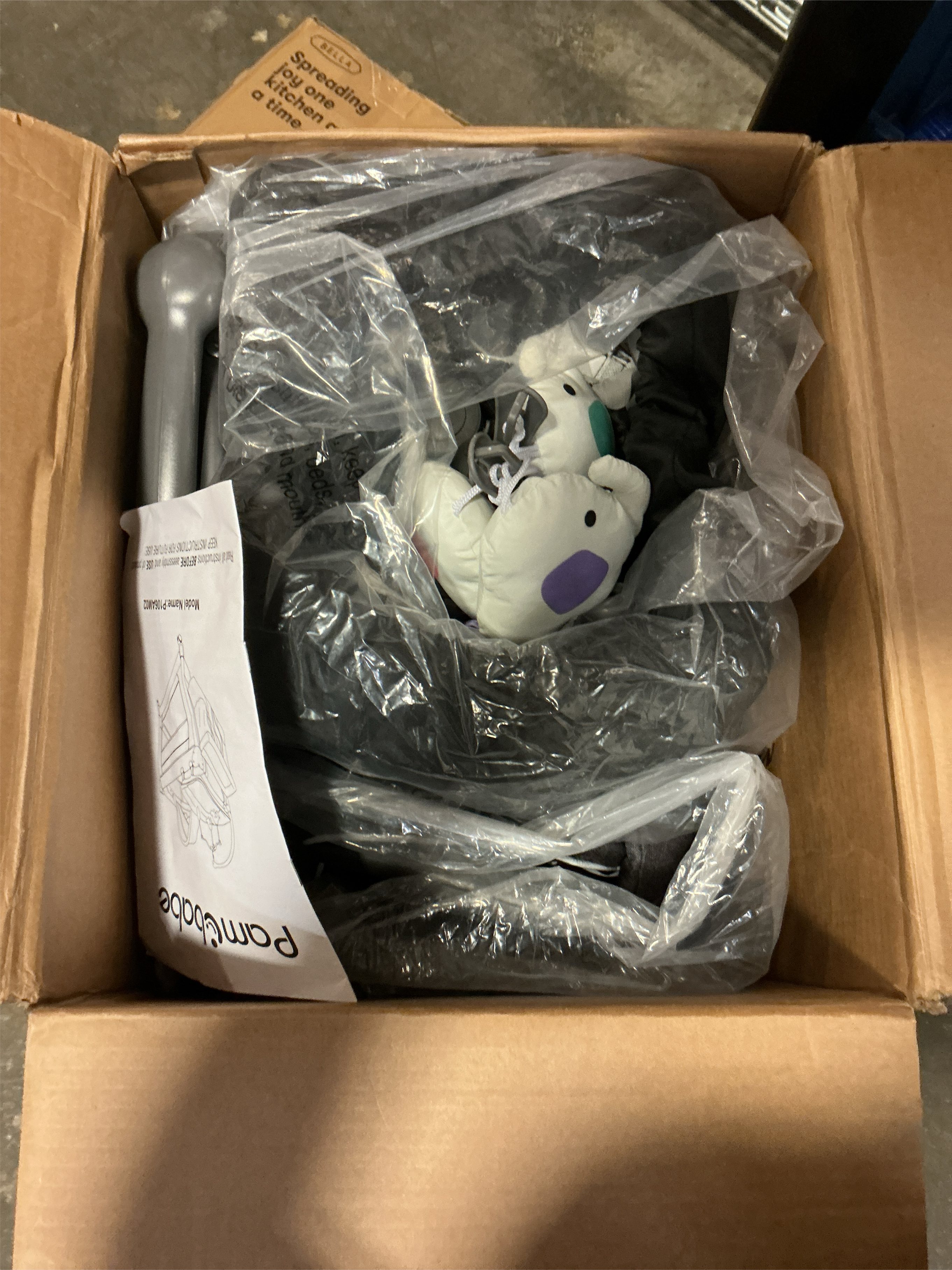 Pamo Babe 1 Step Setup 5-in-1 Playard for Babies - Portable Crib with Independent Bassinet & Changing Table