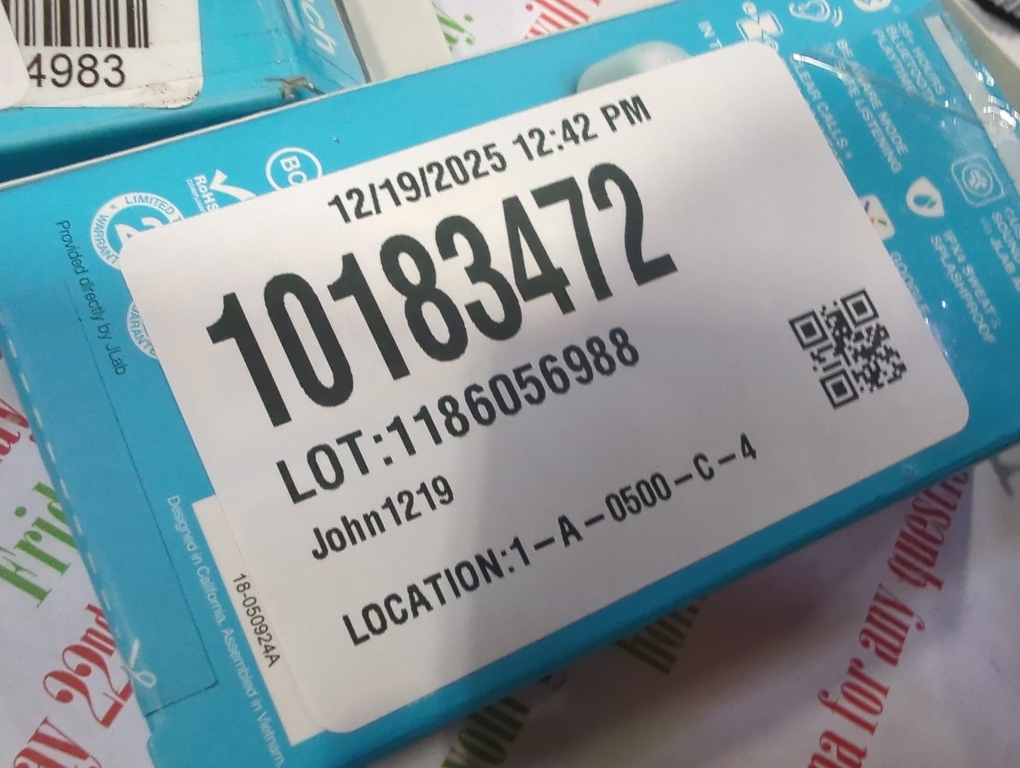 Color blue JLab Go Air Pop True Wireless Bluetooth Earbuds - Light Blue