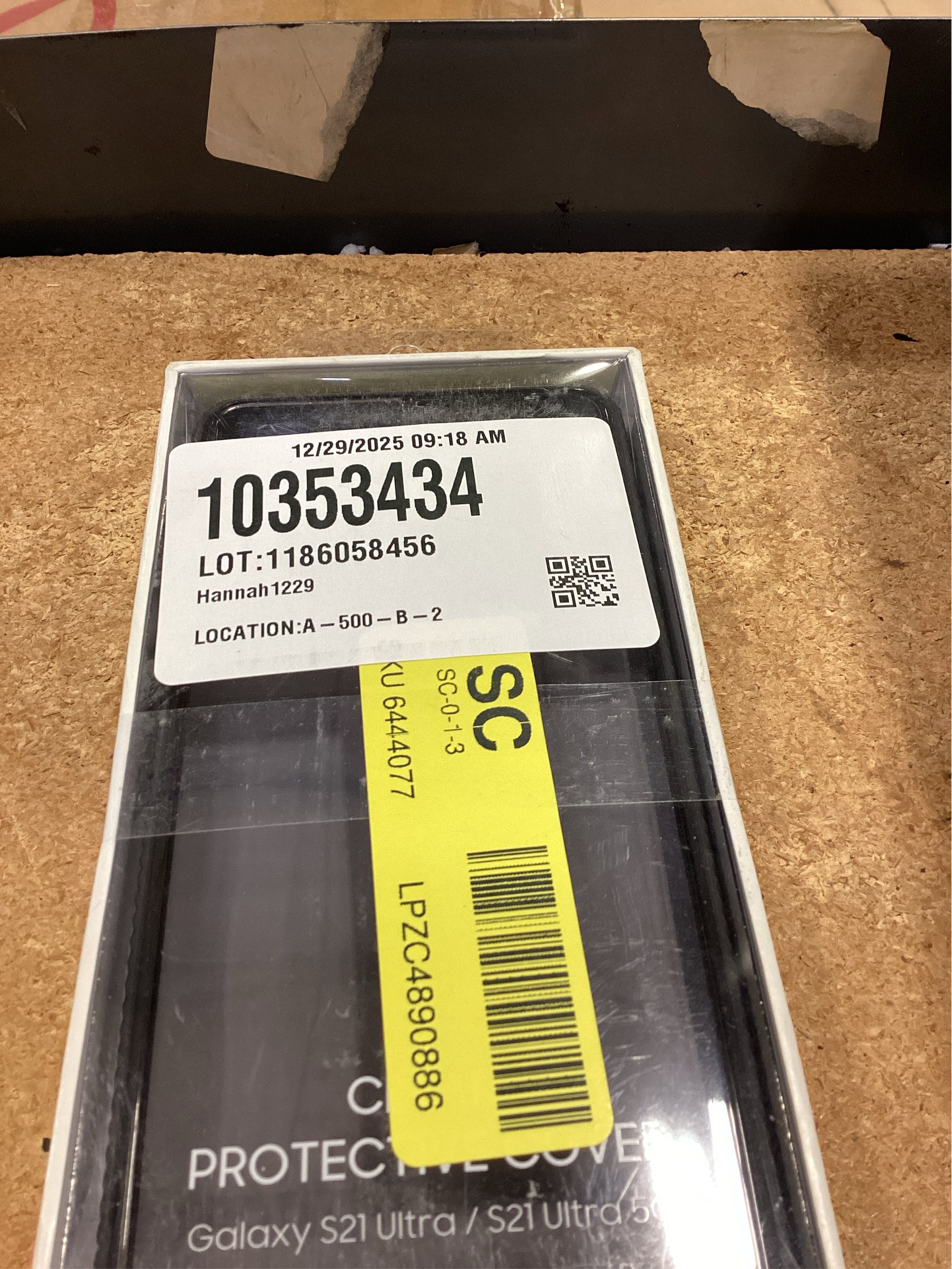 Samsung Clear Protective Cover EF-GG998 - Back cover for cell phone - black - for Galaxy S21 Ultra 5G