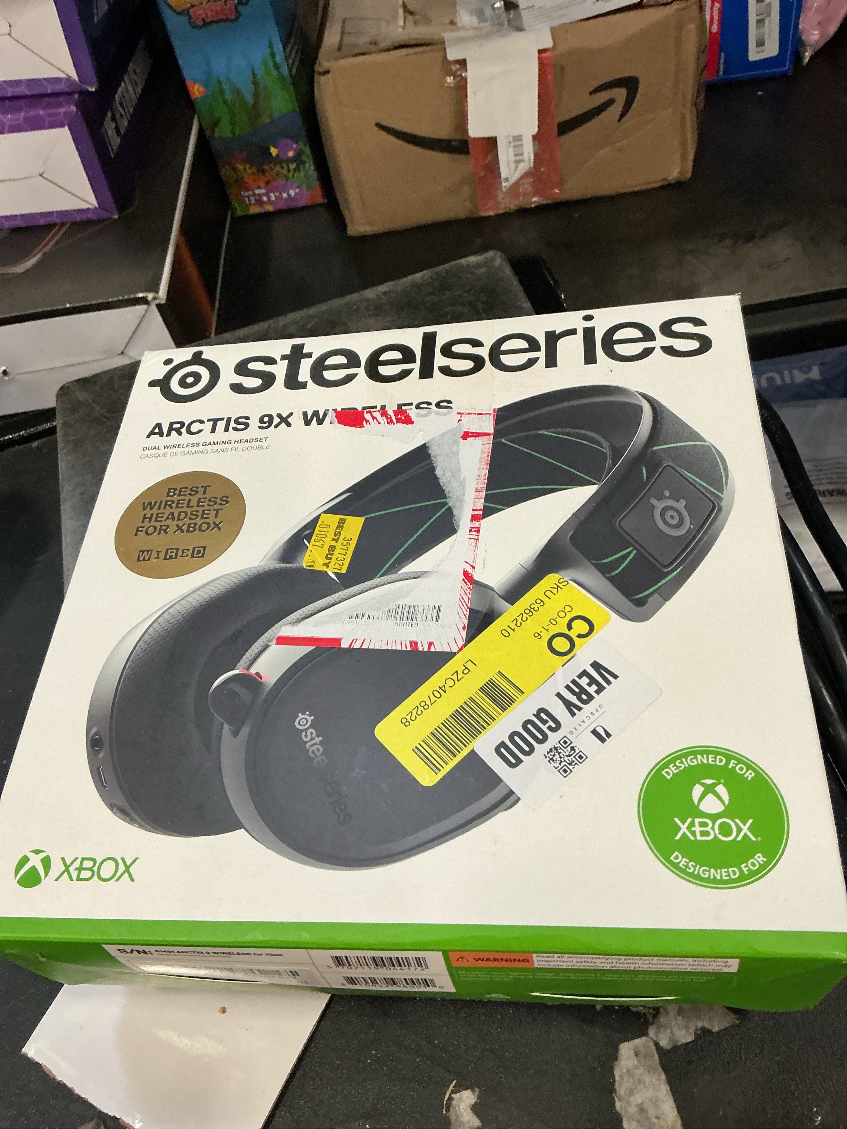 SteelSeries 61481 Arctis 9X Wireless Gaming Headset for Xbox One and Series X
