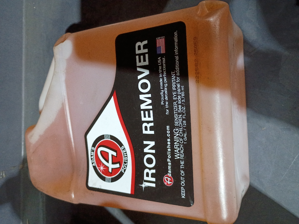 Adam's Iron Remover (Gallon) - Iron Out Fallout & Stop Rust Remover Spray for Car Detailing Removes Iron Particles in Auto Paint, Wheels, Motorcycle, RV & Boat - Use Before Clay Bar, Wax or Car Wash