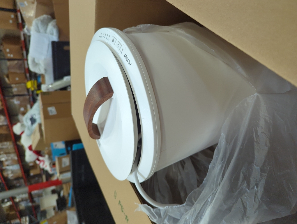 Large Towel Warmer for Bathroom - Heated Towel Warmers Bucket, Wood Handle, Auto Shut Off, Fits Up to Two 40X70 Oversized Towels, Bathrobes, Blankets, for Mother's Gifts, White