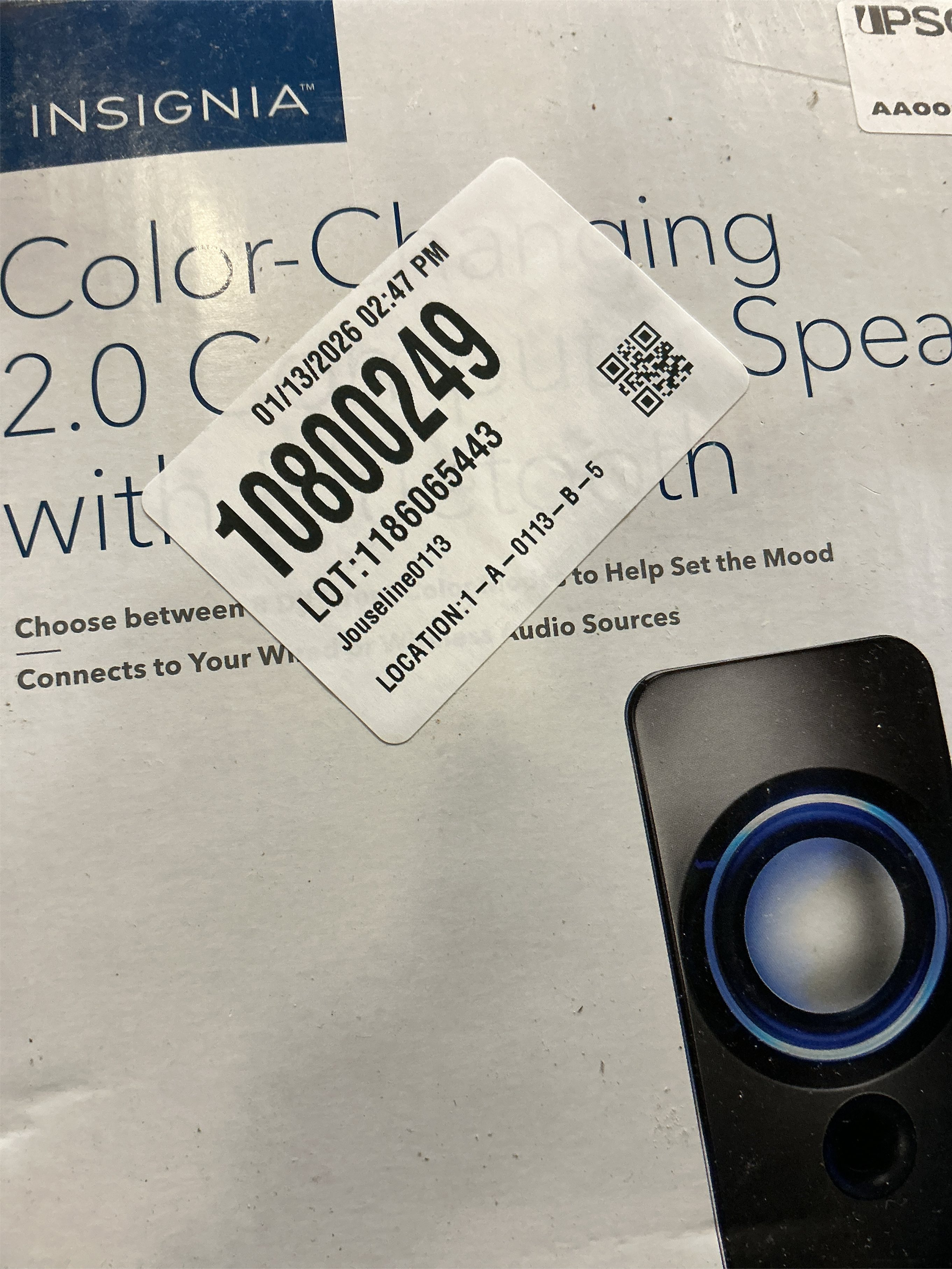 Color-Changing 2.0 Computer Speakers with Bluetooth