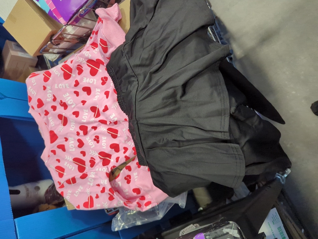 Size M Little Girls Outfits Clothes Toddler Long Sleeve Heart Print Hoodie Shirts Top   Leggings Kids Clothing Set