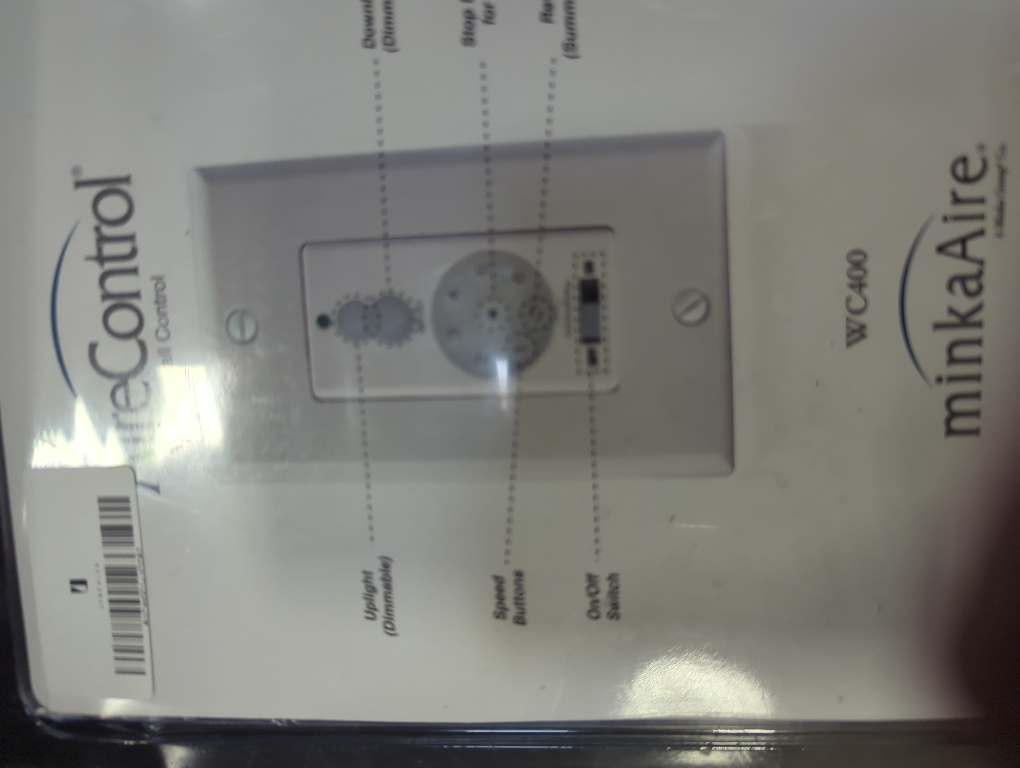 Minka Aire WC400 DC Wall Control or Remote w/Full Function, White