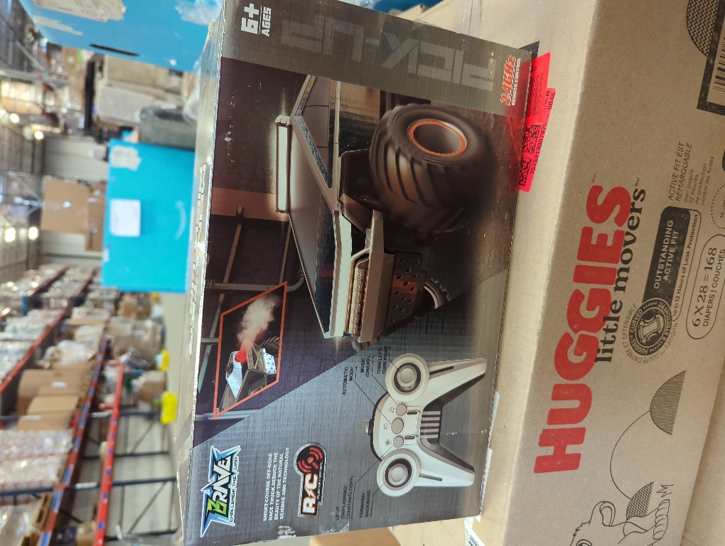 Remote Control Pickup Truck Toy Car, 1:12 Scale Monster Truck Toys with Alloy Shell Lights and Sounds, 4WD All Terrain Off-Road RC Car Boy Kids Toys for Ages 6 , Christmas Birthday Gift