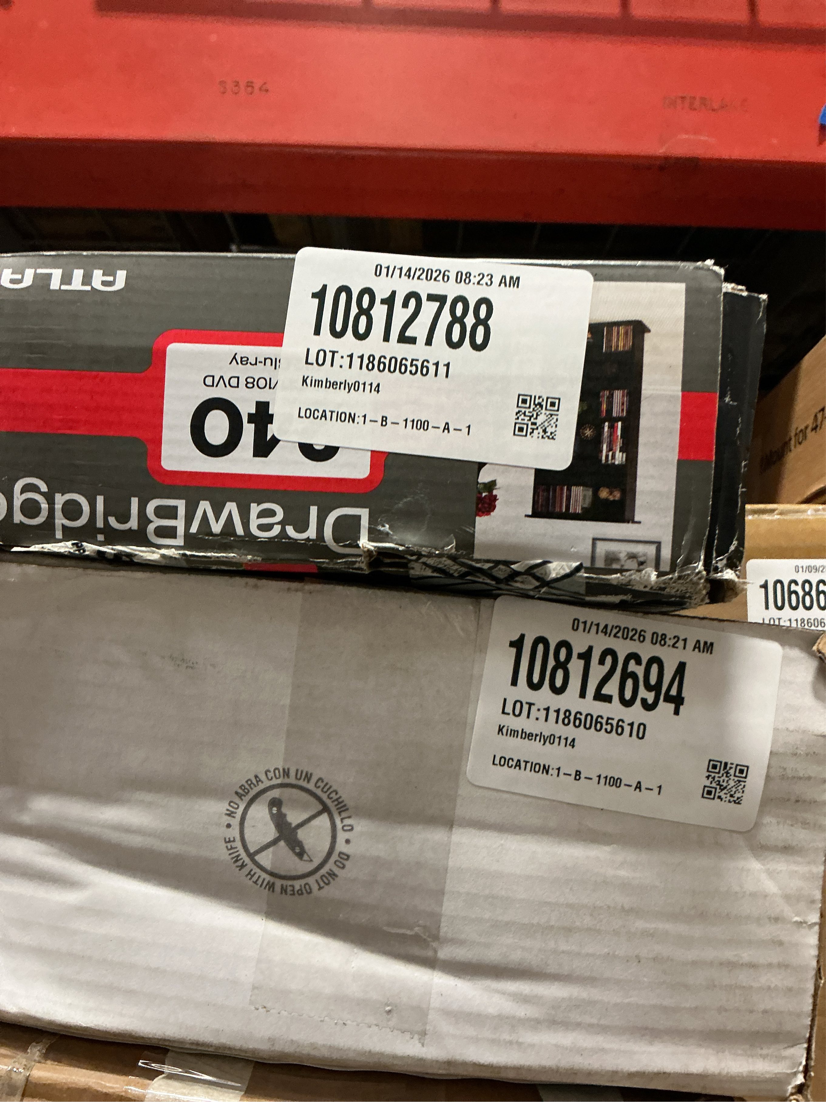 Atlantic Black Traditional Wood Media Cabinet