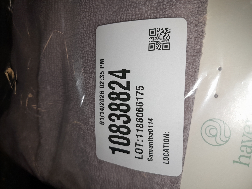Haven Turkish Cotton Bath Towel in Lilac Marble