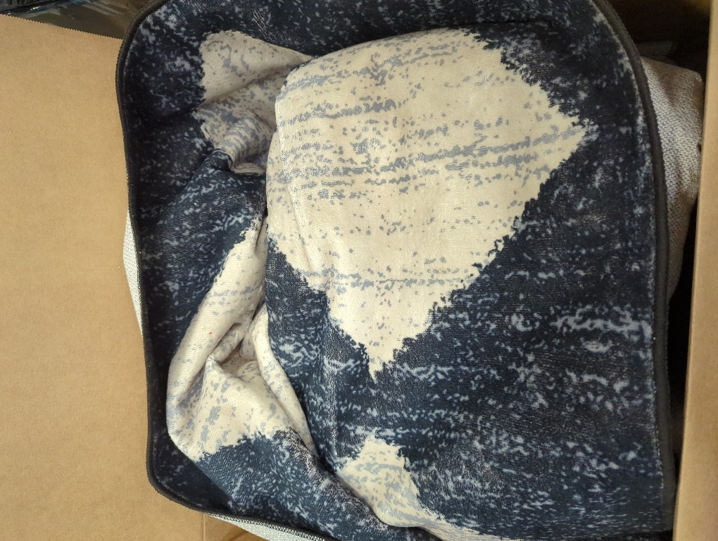 Lahome Moroccan Trellis Area Rug - 5x7 Black Washable Large Rugs for Bedroom Living Room Mat, Checkered Soft Non Slip Stain Resistance Indoor Accent Carpet for Dining Room Coffee Table