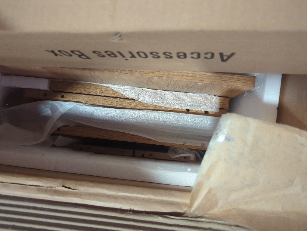 Color light brown 27”Nightstand With 2-Drawers & Open Shelf, Bedside Table With Outlets,End Table With 1 Pull-Out Shelf, Night Stand For BedroomByMillwood Pines